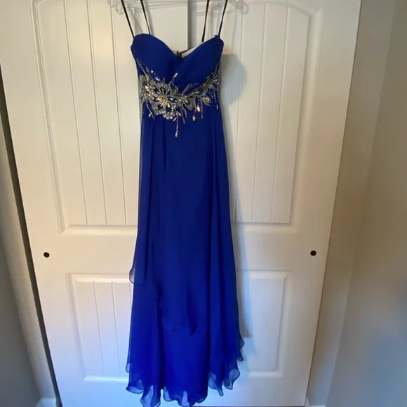 strapless open back dress La Femme 26940 Dress - Formal Approach main image 1